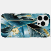 Coques Case-Mate iPhone Elegant Copper | Boîtier en or sarcelle opulente f (Verso (horizontal))