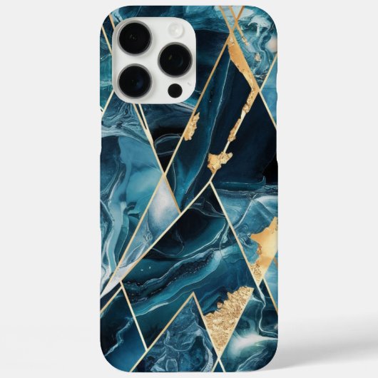 Coques Case-Mate iPhone Elegant Copper | Boîtier en or sarcelle opulente f (Verso)