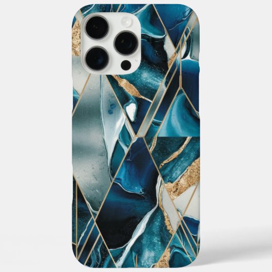 Coques Case-Mate iPhone Elegant Copper | Boîtier en or sarcelle opulente f (Verso)