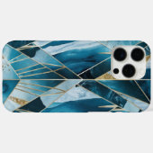 Coques Case-Mate iPhone Elegant Copper | Feminine Opulent Teal Gold (Verso (horizontal))