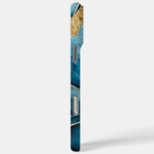 Coques Case-Mate iPhone Elegant Copper | Feminine Opulent Teal Gold Case-M (Verso / Droite)