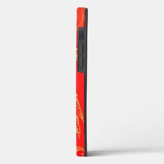 Coques Case-Mate iPhone Élégant Coque-coque iphone de monographie de drago (Verso / Gauche)