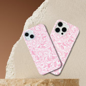 Coques Case-Mate iPhone Élégant coques iphone de couverture végétale rose