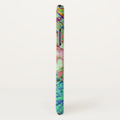 Coques Case-Mate iPhone Élégant Corail et Chartreuse Limelight Hydrangea (Dos/Droite)