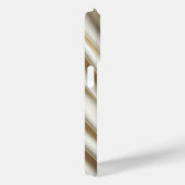 Coques Case-Mate iPhone Elegant Cream Satin Drapery & 3D Cube Phone Case (Verso / Droite)