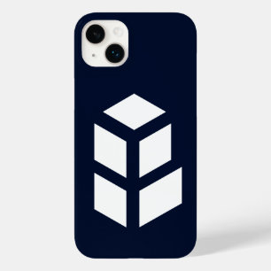 Coque Pour iPhone 14 Plus Elégant Cube Noir Blanc