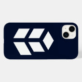 Coques Case-Mate iPhone Elégant Cube Noir Blanc (Verso (horizontal))