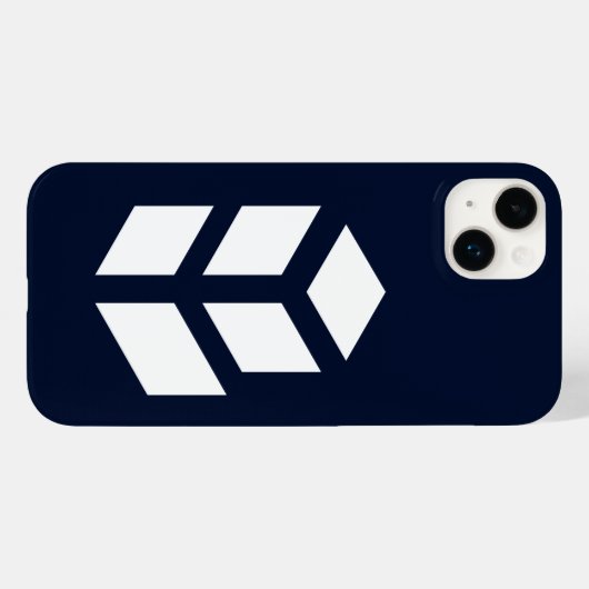 Coques Case-Mate iPhone Elégant Cube Noir Blanc (Verso (horizontal))