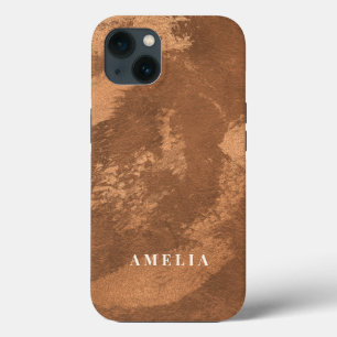 Case-Mate iPhone Case Élégant Cuivre de Terracotta Brûlé Orange