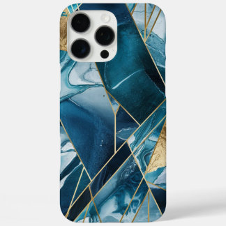 Coques iPhone 16 Pro Max Élégant cuivre | Feminine Opulent Turquoise Gold C