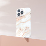 Case-Mate iPhone Case Élégant cuivre | Marbre or Rose fille<br><div class="desc">Boîtier de téléphone en marbre doré Rose en cuivre élégant. Créé par le designer pro Zazzle BK Thompson exclusivement pour Cedar et String; veuillez nous contacter si vous avez besoin d'aide pour le design.</div>