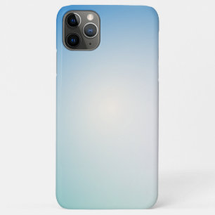 Case-Mate iPhone Case Élégant dégradé de bleu clair et blanc