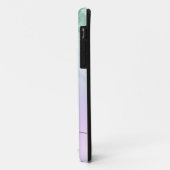 Coques Case-Mate iPhone Elégant dégradé moderne menthe vert parties scinti (Dos/Gauche)
