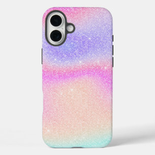 Coques iPhone 16 Plus Élégant dégradé Parties scintillant spirale Hologr