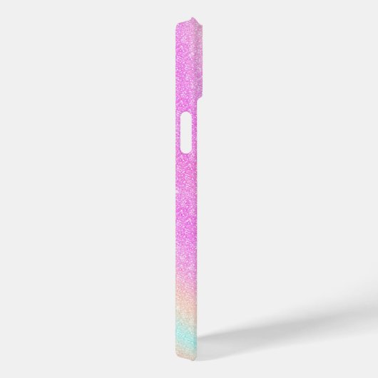 Coques Case-Mate iPhone Élégant dégradé Parties scintillant spirale Hologr (Verso / Droite)