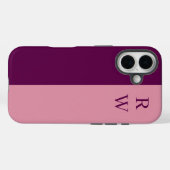 Coques Case-Mate iPhone Élégant Deux Tons Rose (Verso (horizontal))