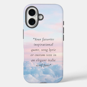 Coques iPhone 16 Élégant devis personnalisé minimaliste moderne