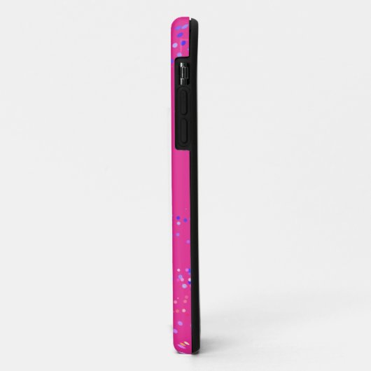 Coques Case-Mate iPhone Élégant Diplômé Rose Chaud Avec Script Blanc Moder (Dos/Gauche)