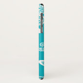 Coques Case-Mate iPhone Élégant élégant floral de Paisley de paon de (Dos/Gauche)