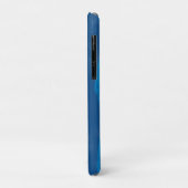 Coques Case-Mate iPhone Elégant élégant Ocean Waves Blue Gold Aquarelle (Dos/Gauche)