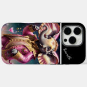 Coques Case-Mate iPhone Elegant Elephant in Space (Verso (horizontal))