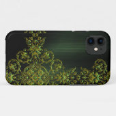 Coques Case-Mate iPhone Élégant Emrald Green Damask (Dos (Horizontal))