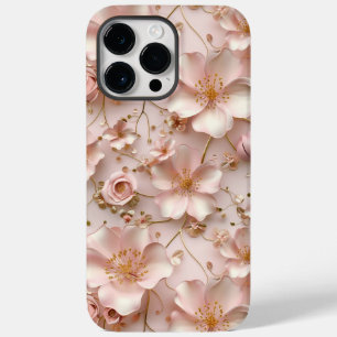 Coque Pour Pour iPhone 14 Pro Max Élégant et élégant modèle floral rose doux