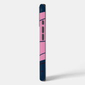 Coques Case-Mate iPhone Élégant et moderne bleu et blanc (Verso / Gauche)