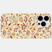 Coques Case-Mate iPhone Elegant Fall Floral Pattern (Verso (horizontal))