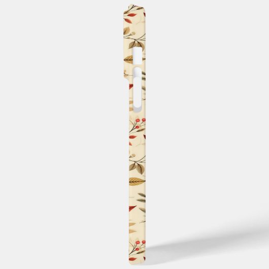 Coques Case-Mate iPhone Elegant Fall Floral Pattern (Verso / Gauche)