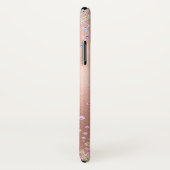 Coques Case-Mate iPhone Elégant Faux Rose Gold Foil Personnalisé (Dos/Droite)