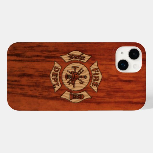Coques Case-Mate iPhone Élégant FireFighter (Verso (horizontal))
