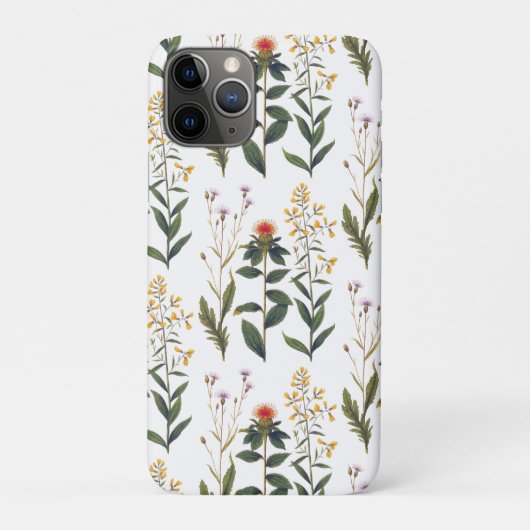 Coques Case-Mate iPhone Élégant Fleur sauvage de l'Amour de la nature Vint (Dos)