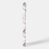 Coques Case-Mate iPhone Élégant Fleur sauvage rose rose pâle Oiseau person (Verso / Droite)