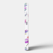 Coques Case-Mate iPhone Élégant fleurs sauvages d'aquarelle rose violet (Verso / Gauche)
