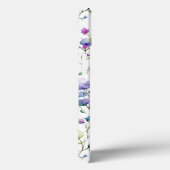 Coques Case-Mate iPhone Élégant fleurs sauvages d'aquarelle rose violet (Verso / Droite)