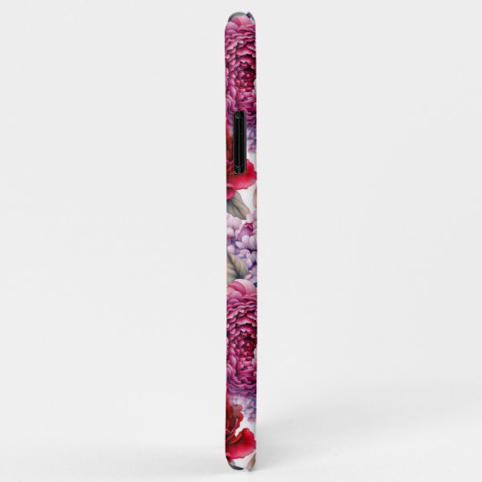 Coques Case-Mate iPhone Élégant floral (Dos/Droite)