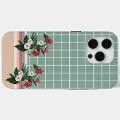 Coques Case-Mate iPhone Élégant floral (Verso (horizontal))