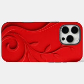 Coques Case-Mate iPhone Élégant Floral Abstrait De Luxe (Verso (horizontal))