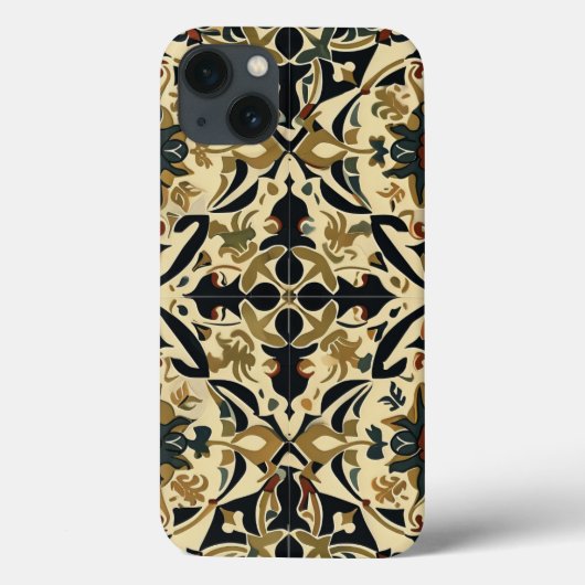 Coques Case-Mate iPhone Élégant floral arabesque (Verso)