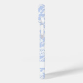 Coques Case-Mate iPhone Élégant floral botanique bleu (Verso / Gauche)