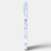 Coques Case-Mate iPhone Élégant floral botanique bleu (Verso / Gauche)