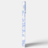 Coques Case-Mate iPhone Élégant floral botanique bleu (Verso / Droite)