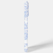 Coques Case-Mate iPhone Élégant floral botanique bleu (Verso / Droite)
