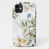 Coques Case-Mate iPhone Élégant floral double face campagne (Dos)