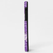Coques Case-Mate iPhone Elegant floral pattern in purple tones (Dos/Gauche)