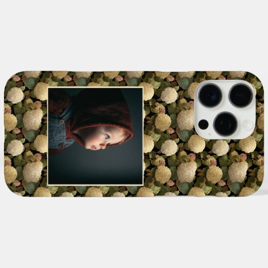 Coques Case-Mate iPhone Elegant Girlfriend Gift Hydrangeans Custom  (Verso (horizontal))