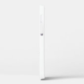 COQUES Case-Mate iPhone ÉLÉGANT GLAMOROUS PALE GOLD FOIL BLANC LOTUS (Verso / Gauche)