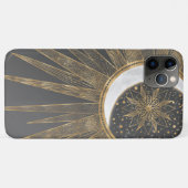 Coques Case-Mate iPhone Elegant Gold Doodles Sun Moon Mandala Design (Dos (Horizontal))