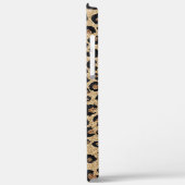 Coques Case-Mate iPhone Elegant Gold Glitter Black Leopard (Verso / Gauche)